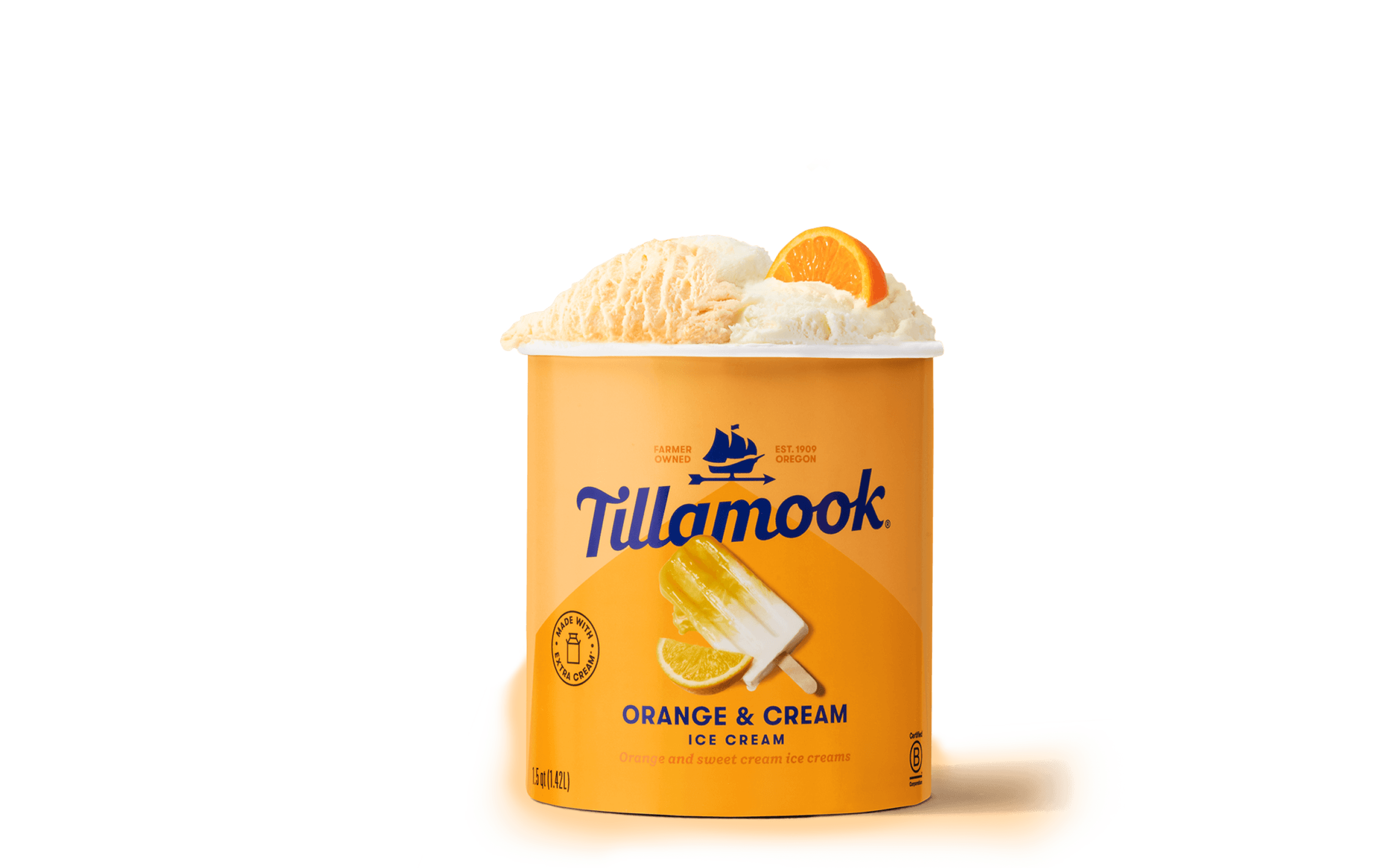 Tillamook Orange and Cream Ice Cream