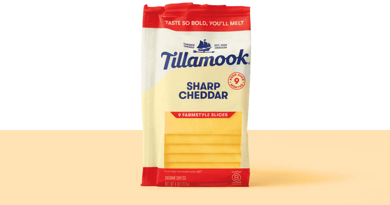 Tillamook Sharp Cheddar Cheese Slices