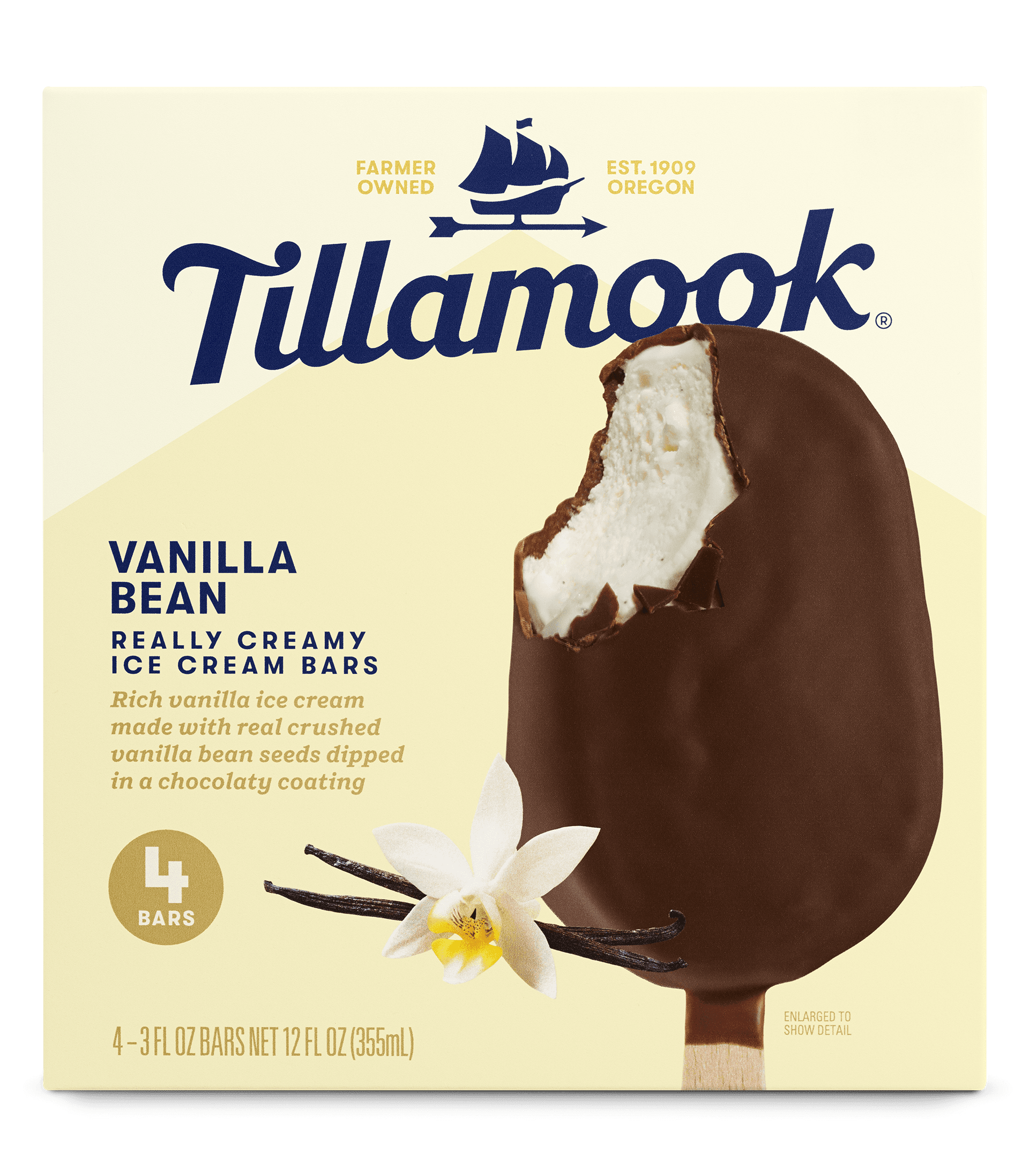 Tillamook Vanilla Bean Ice Cream Bars