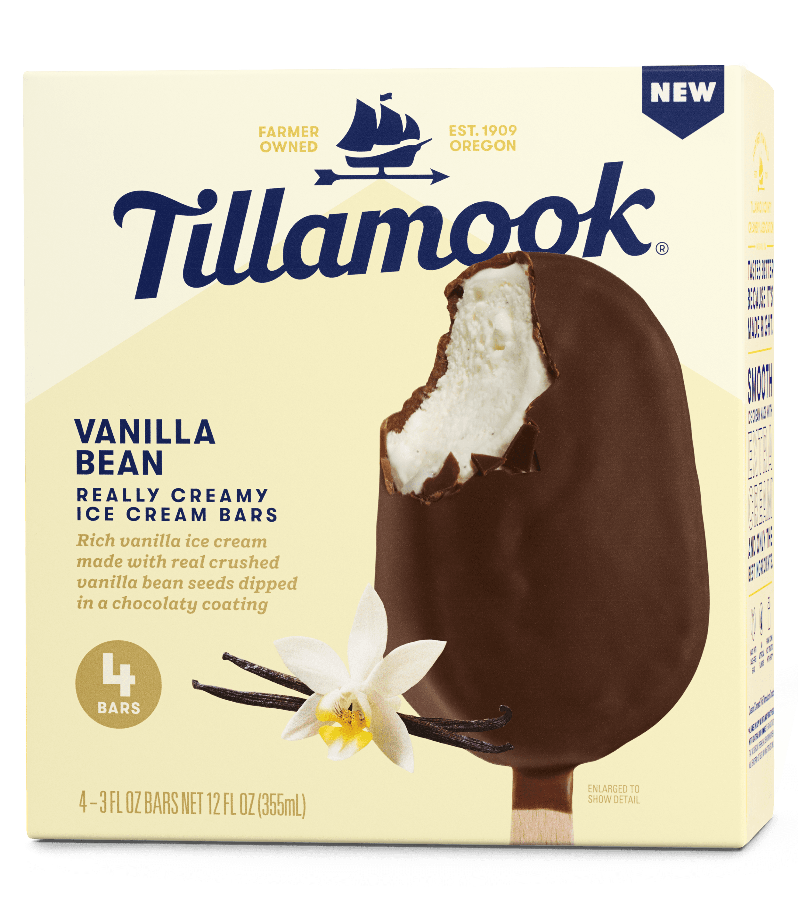 Tillamook Vanilla Bean Ice Cream Bars