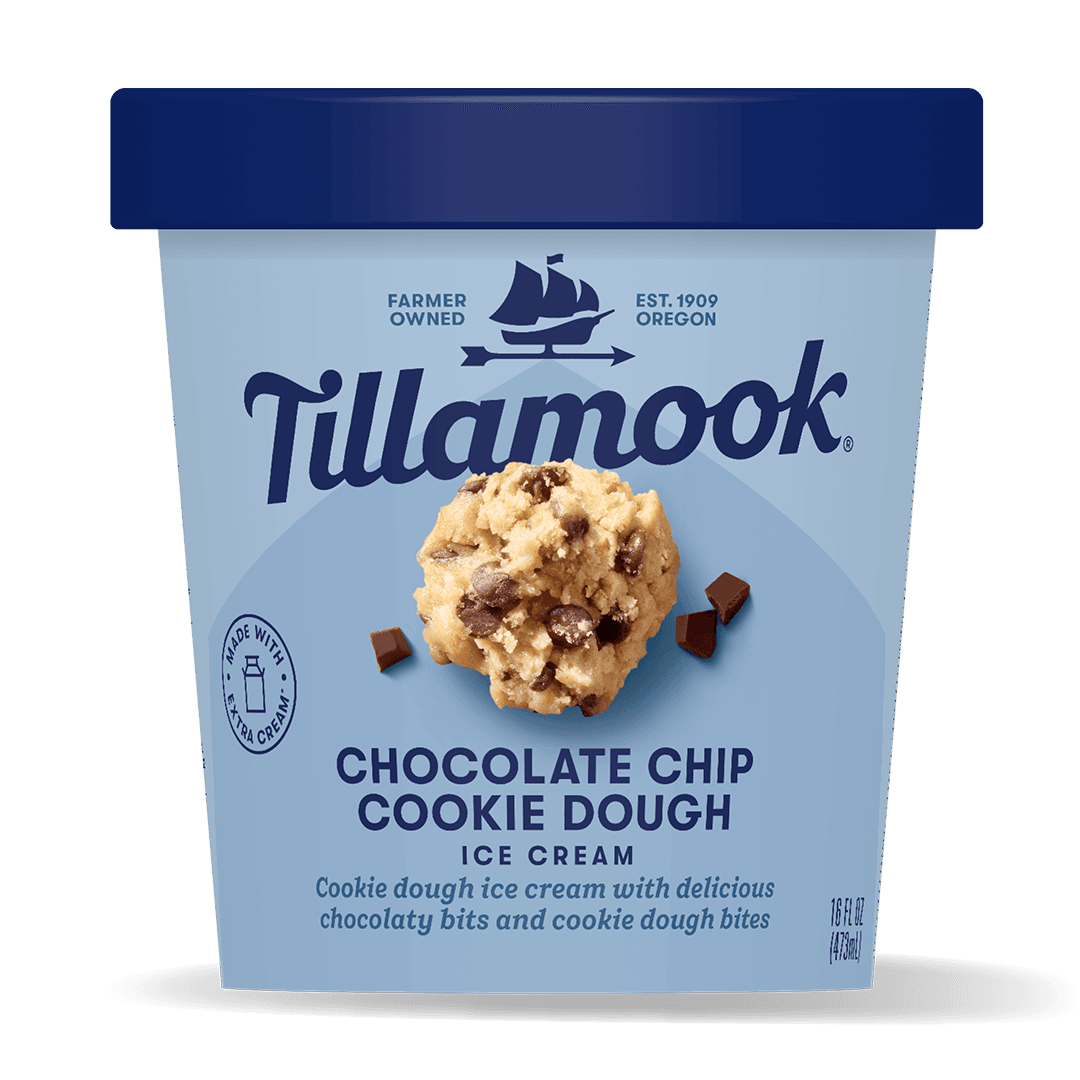 Tillamook Chocolate Chip Cookie Dough Ice Cream Pint