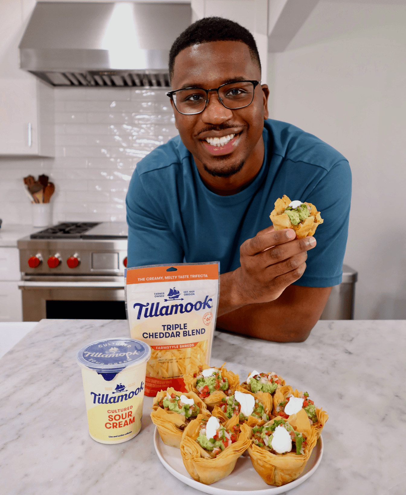 Phyllo Dough Taco Bites