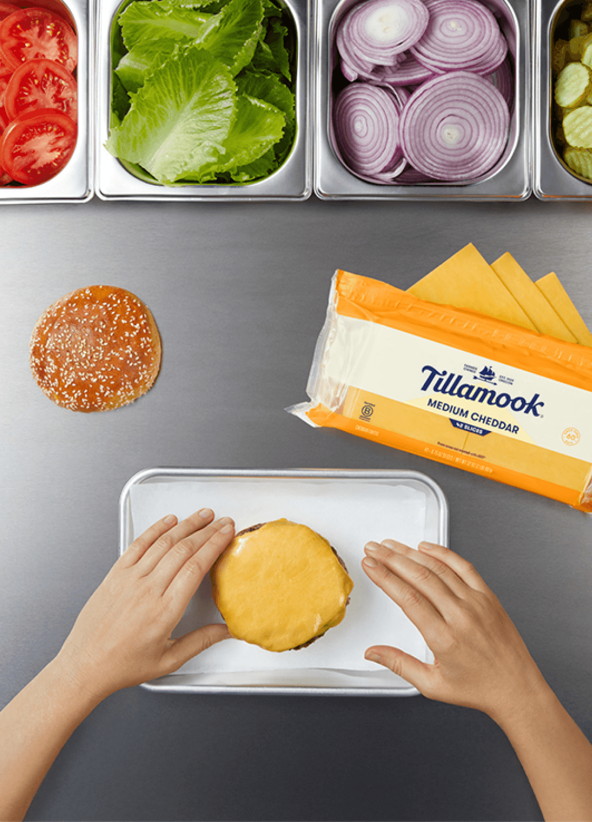 Burger ingredients image