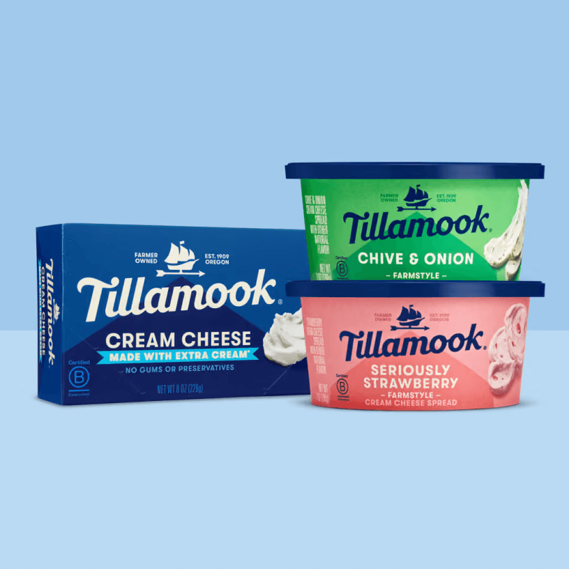 Tillamook Cream cheese stack 2